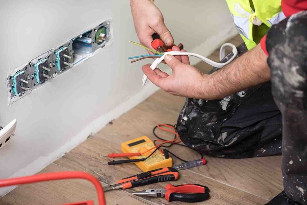 JPD Electrics rewiring work in a Barnet home